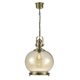 IL31598  Riley Glass Pendant 1 Light